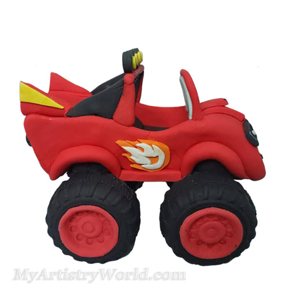 Blaze and the Monster machines vehicle cake topper