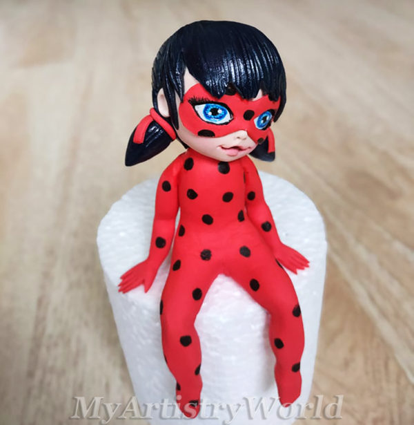 Ladybug cake topper