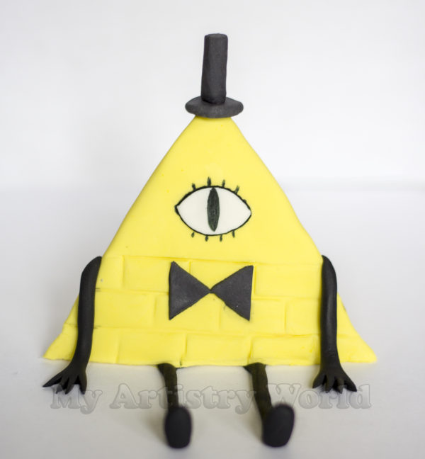 Gravity Falls. Bill Cipher cake topper