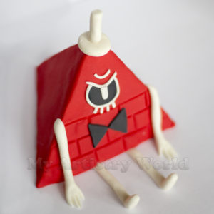 Gravity Falls. Bill Cipher cake topper