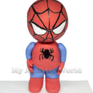 Baby Spider-Man cake topper