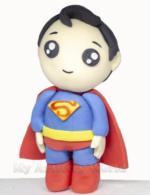 Baby Superman cake topper