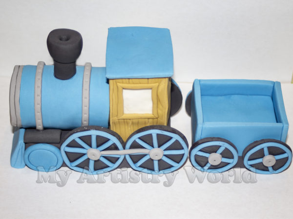 Train cake topper