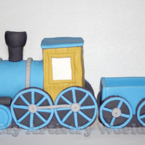 Train cake topper