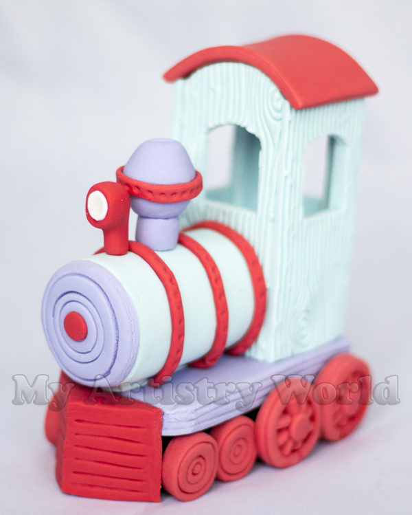 Toy Train cake topper