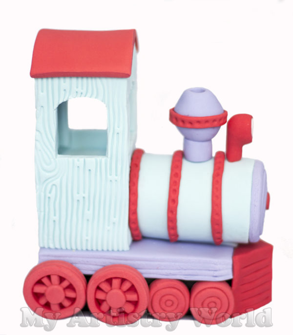 Toy Train cake topper