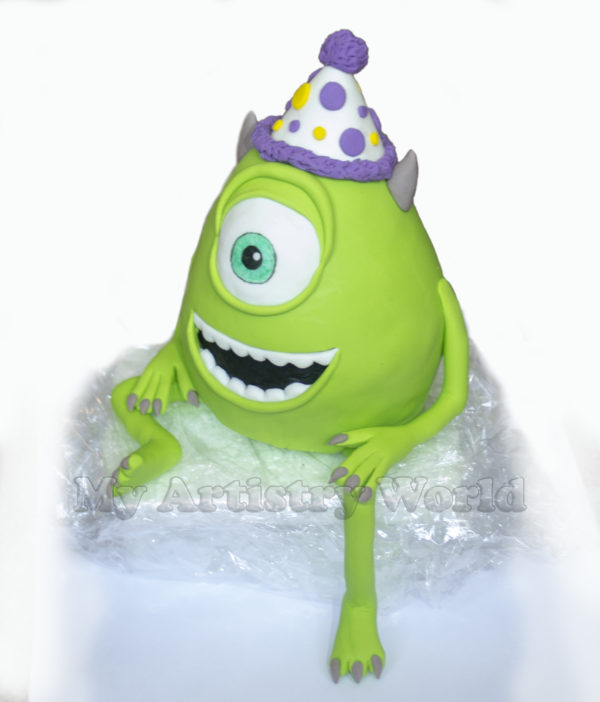 Mike Wazowski cake topper