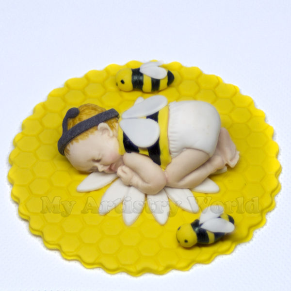 Baby Bee cake topper