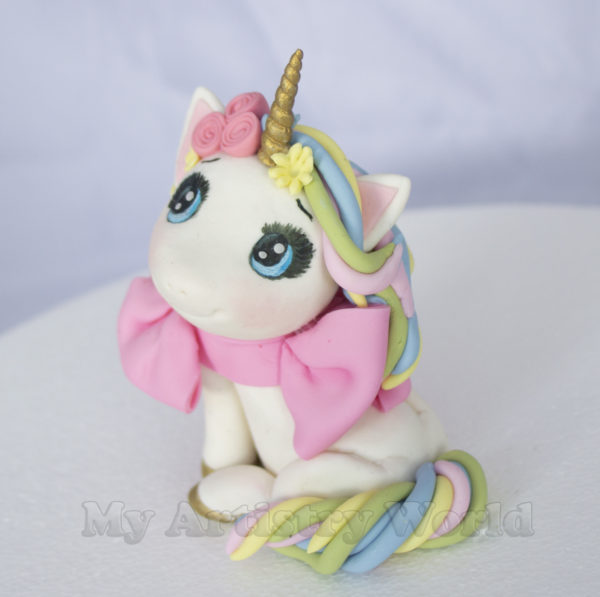 Unicorn cake topper