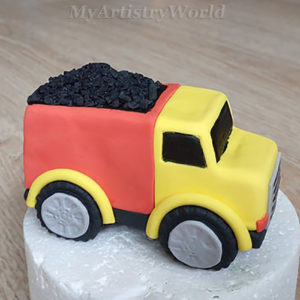 Truck cake topper