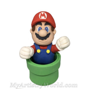 Super Mario cake topper