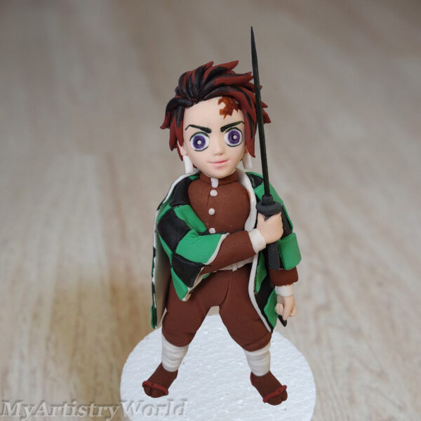 Tanjiro Kamado cake topper