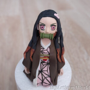 Nezuko Kamado cake topper.