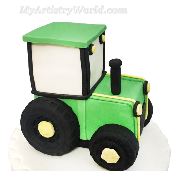 Tractor cake topper