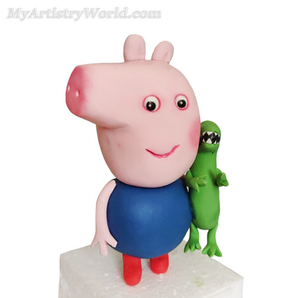 George (Peppa Pig series) cake topper