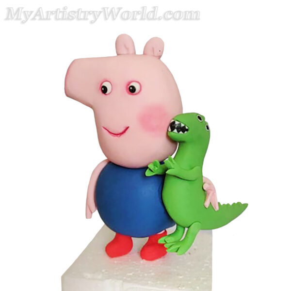 George (Peppa Pig series) cake topper