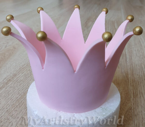 Crown cake topper