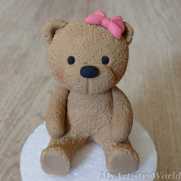 Bear cake topper