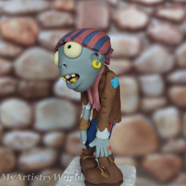 Zombie from Plants vs. Zombies Cake Topper