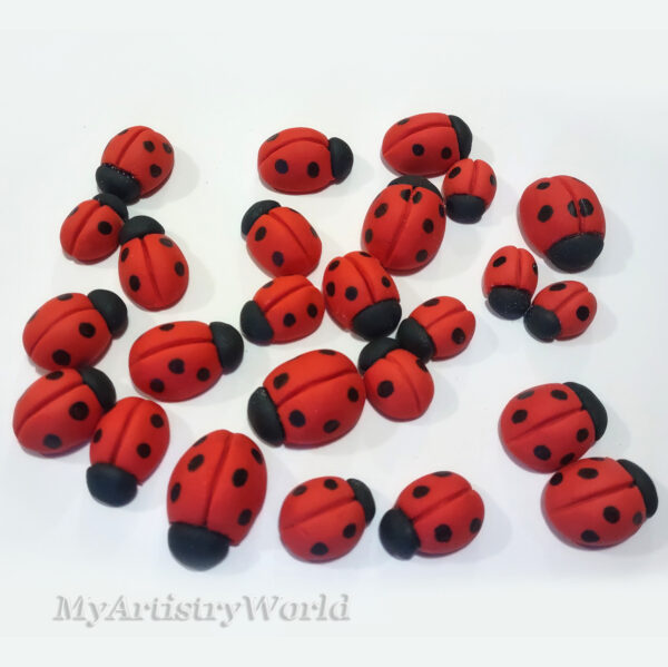 Ladybugs cake/cupcake toppers