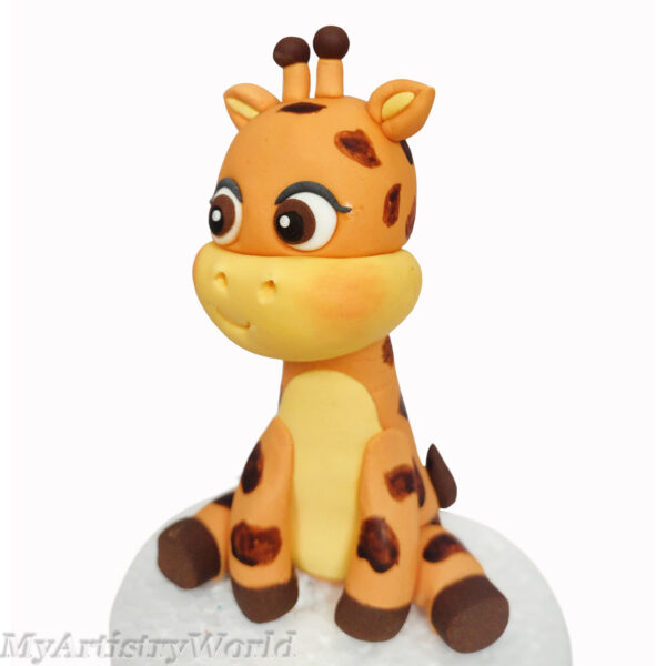 Giraffe cake topper