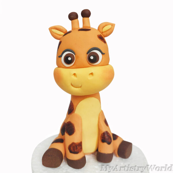 Giraffe cake topper