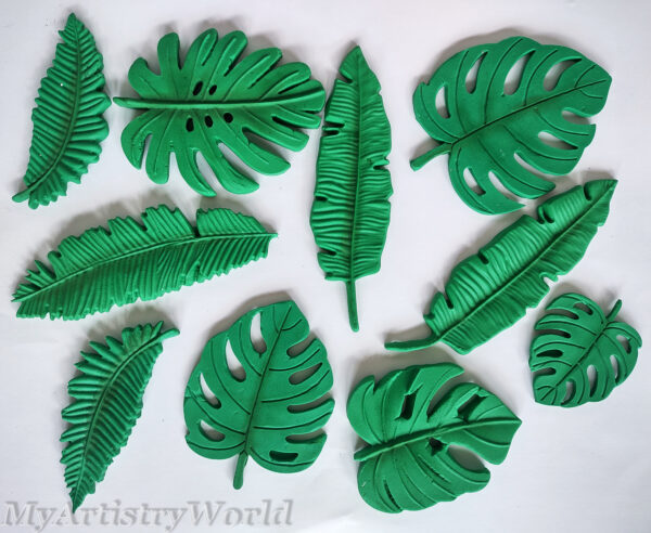 Palm Tree Leaves leaves cake/cupcake toppers