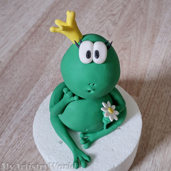 Princess Frog cake topper