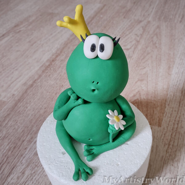 Princess Frog cake topper