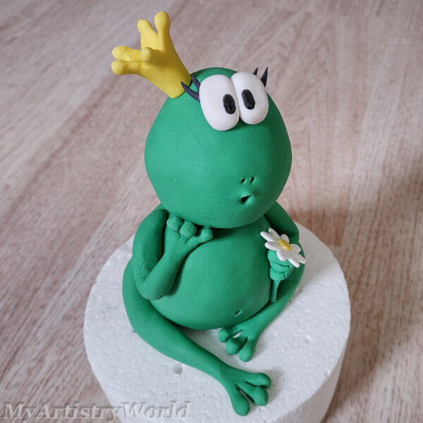 Princess Frog cake topper