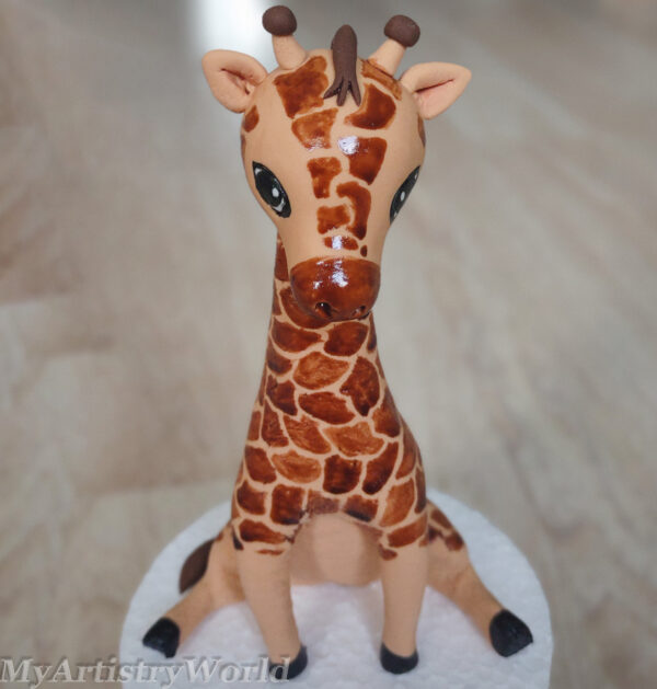 Giraffe cake topper