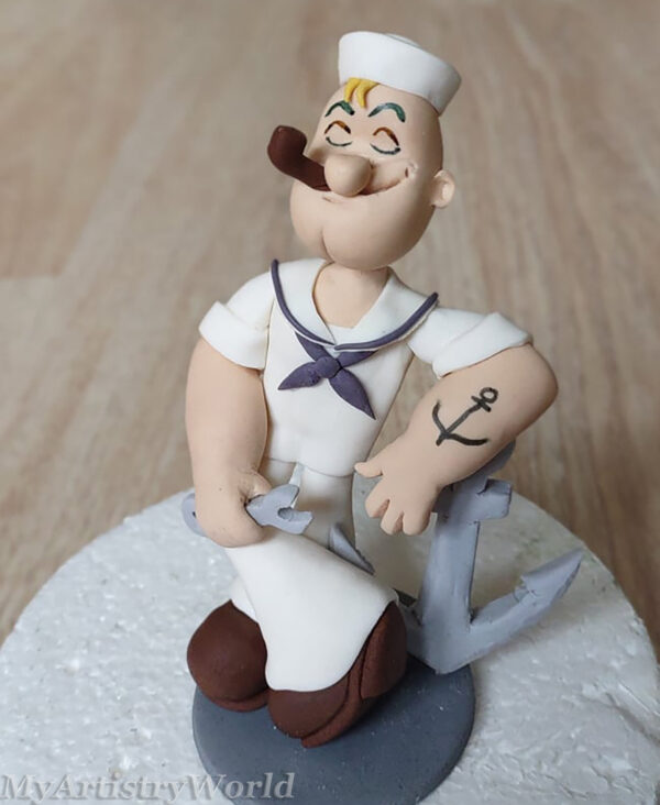 Popeye cake topper