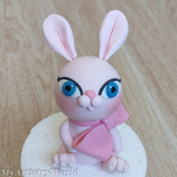 Bunny/hare cake topper