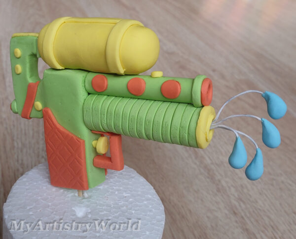 Water Gun cake topper