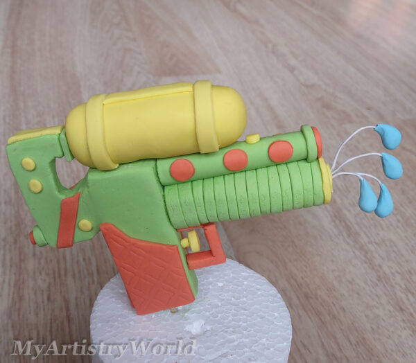 Water Gun cake topper