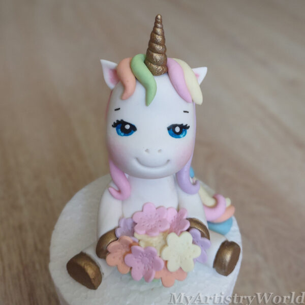 Unicorn cake topper