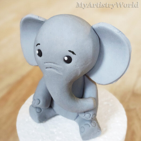 Elephant cake topper