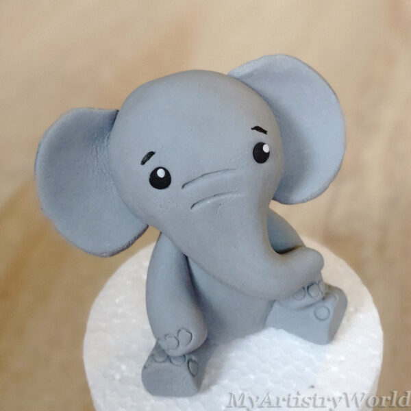 Elephant cake topper