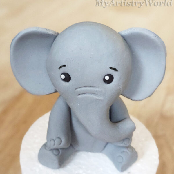 Elephant cake topper