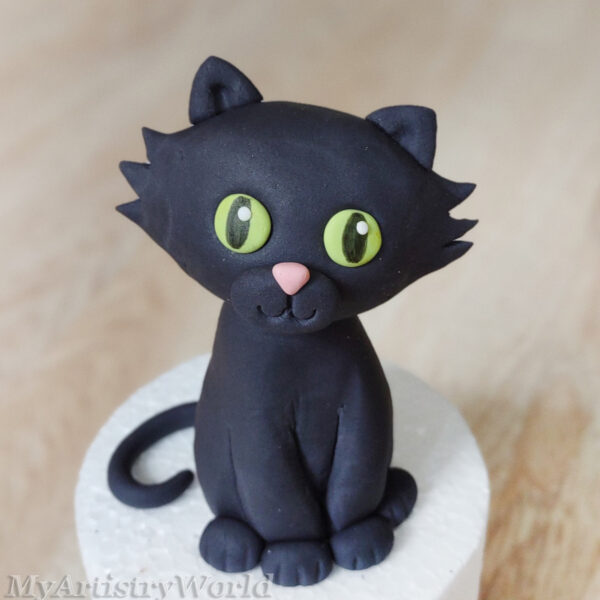 Black Cat cake topper