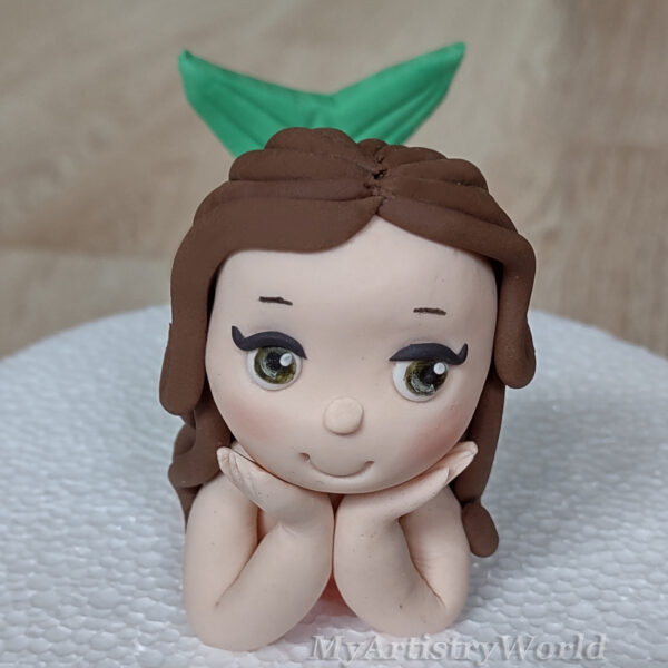 Mermaid cake topper