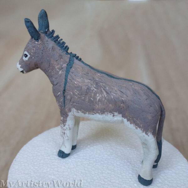 Donkey cake topper