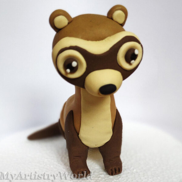 Badger cake topper