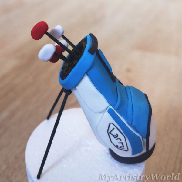 Golf Bag cake topper