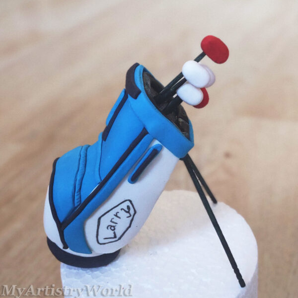 Golf Bag cake topper