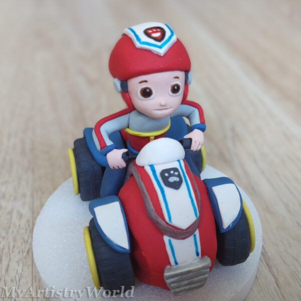 PAW Patrol, Ryder and Rescue ATV Vehicle cake topper