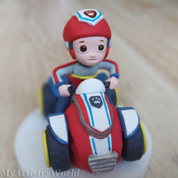 PAW Patrol, Ryder and Rescue ATV Vehicle cake topper