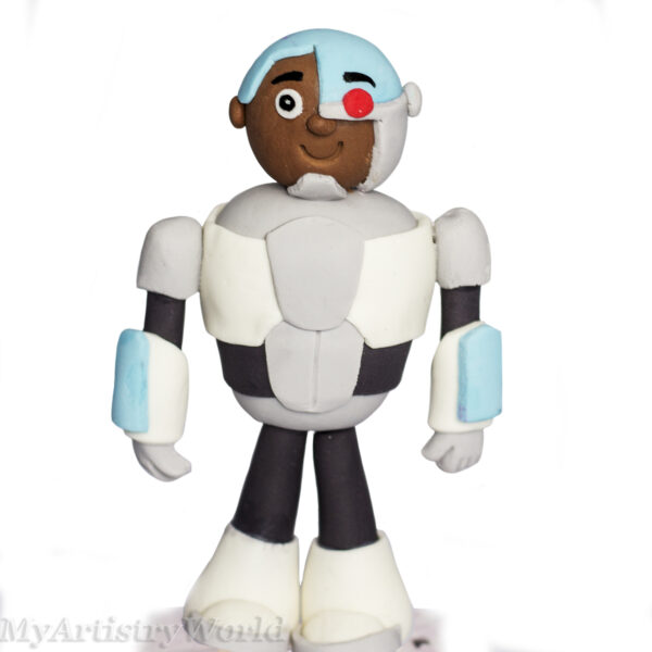 Cyborg (Teen Titans) cake topper