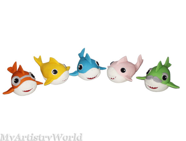 Baby Shark cake toppers