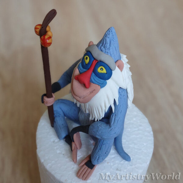 Rafiki (The Lion King) cake topper